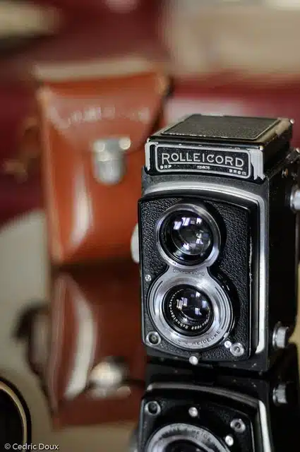 Rolleicord IIe et sa sacoche en cuir