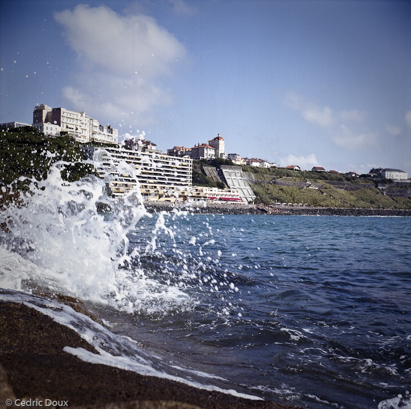 portra 400 Lubitel Cote des Basques