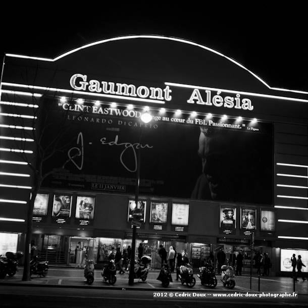 2012 Paris la nuit cinema gaumont