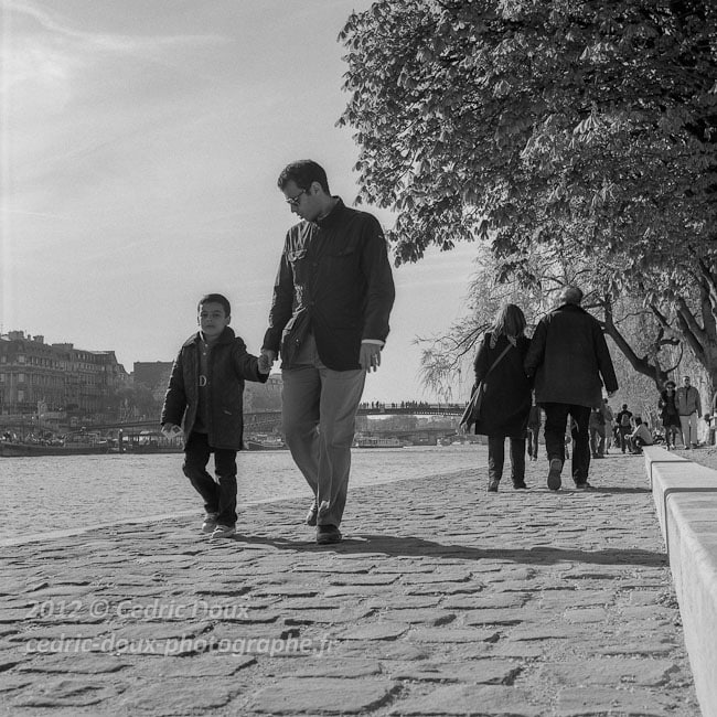 photographie noir et blanc. Street photo à Paris.