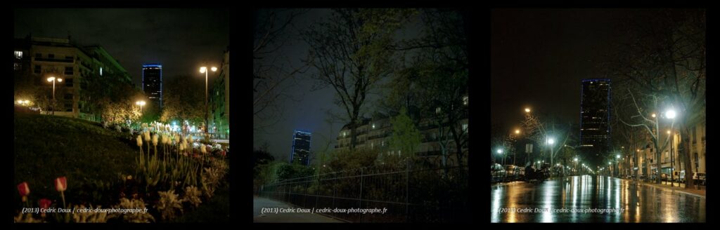 Paris la nuit tour montparnasse triptyque 2