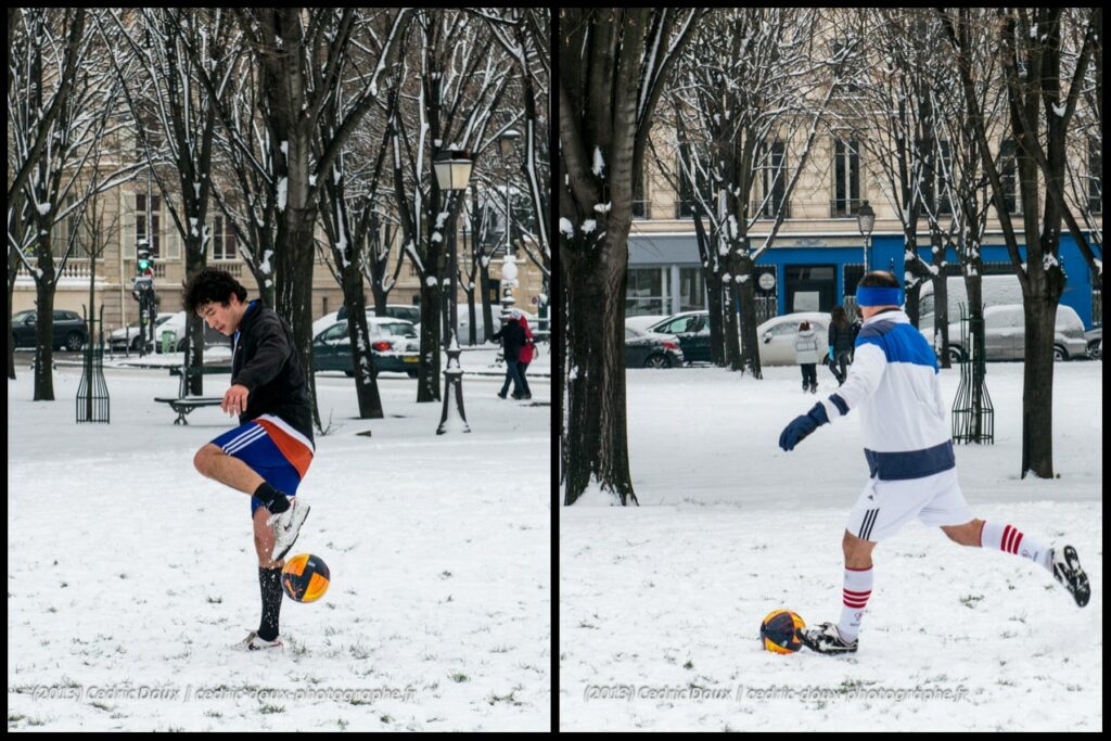 foot paris neige 2013 1