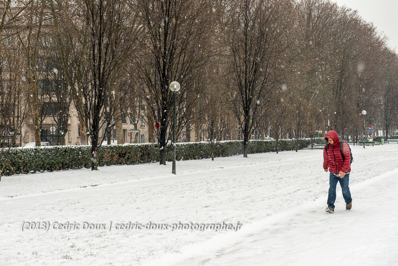 Marcher sous la neige