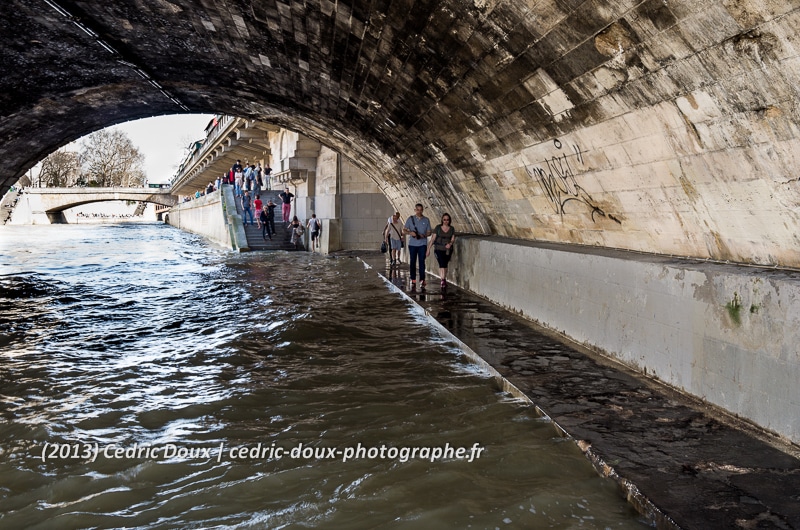 Le printemps à Paris : les quais de Seine débordent