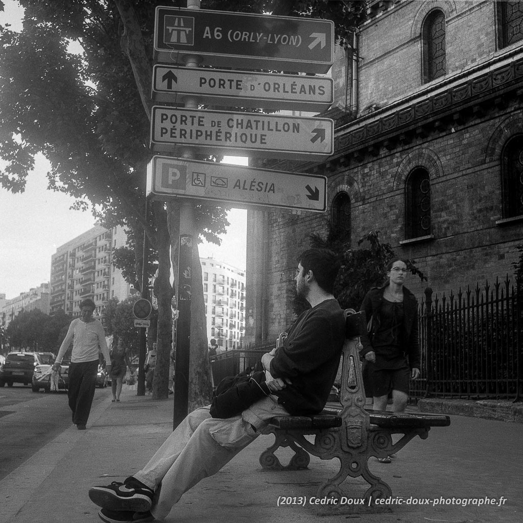 After work : Paris le soir en noir et blanc