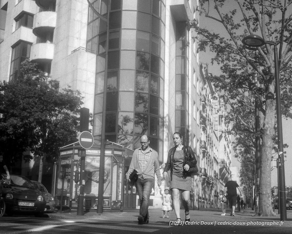 After work : Paris le soir en noir et blanc