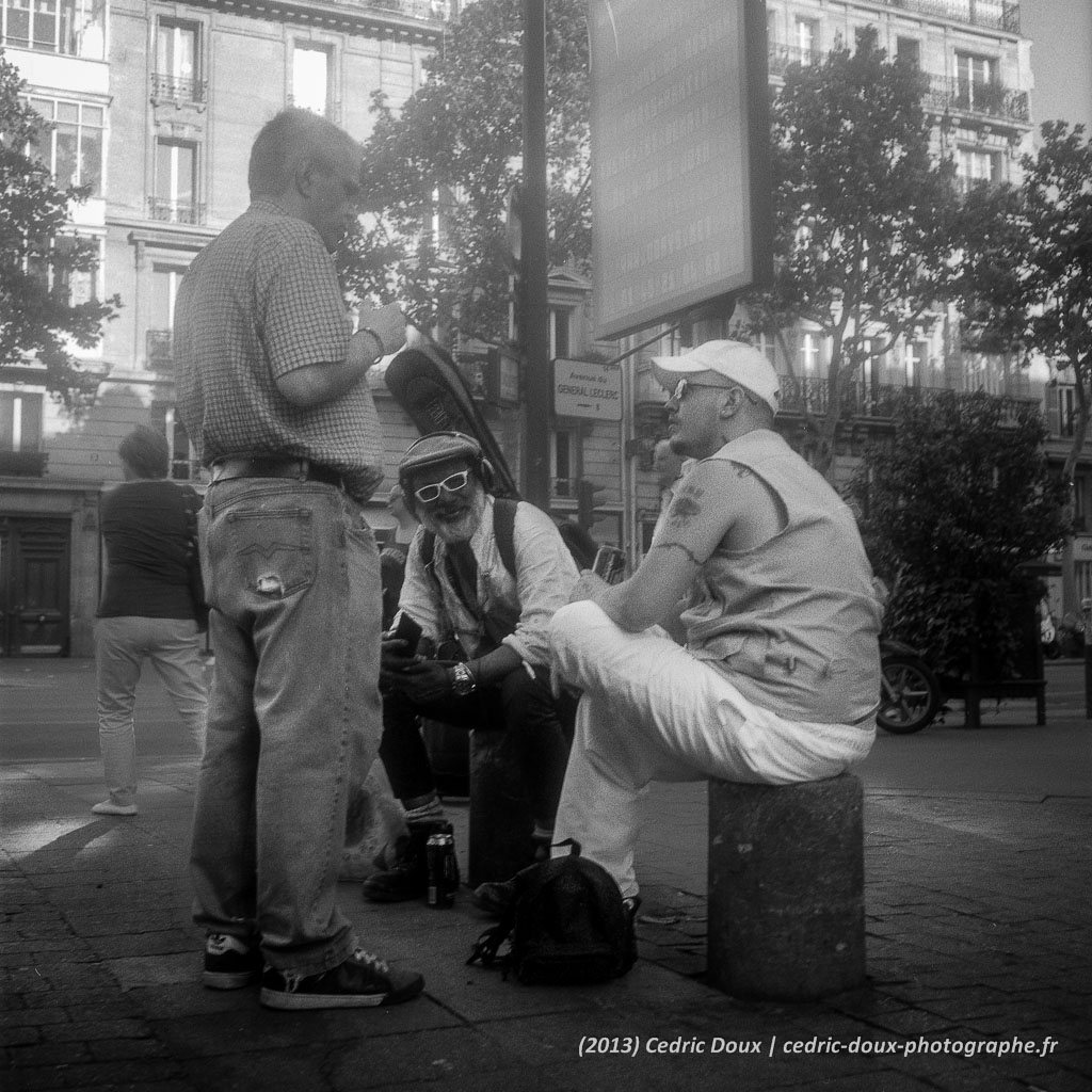 After work : Paris le soir en noir et blanc