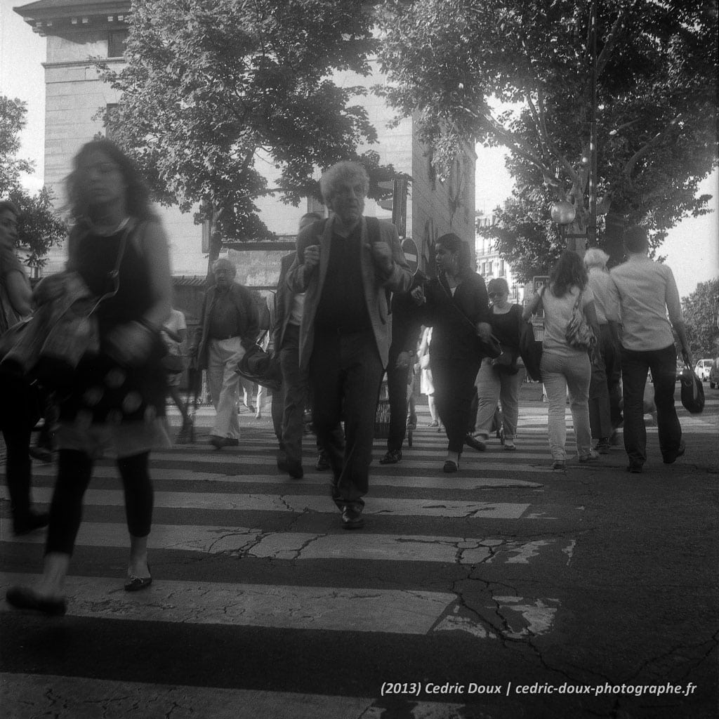 After work : Paris le soir en noir et blanc