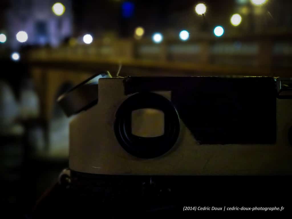 Visée Paris la nuit avec le Leica M6