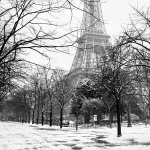 Paris sous la neige (2) - La Tour Eiffel
