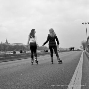 En rollers sur les Quais de Seine