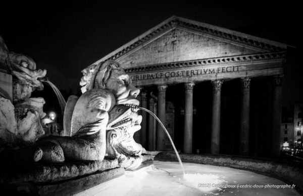 Carnets de voyages : Rome, le Pantheon de nuit