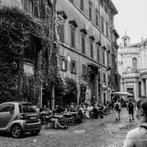 Une rue de Rome en Noir et Blanc 2012