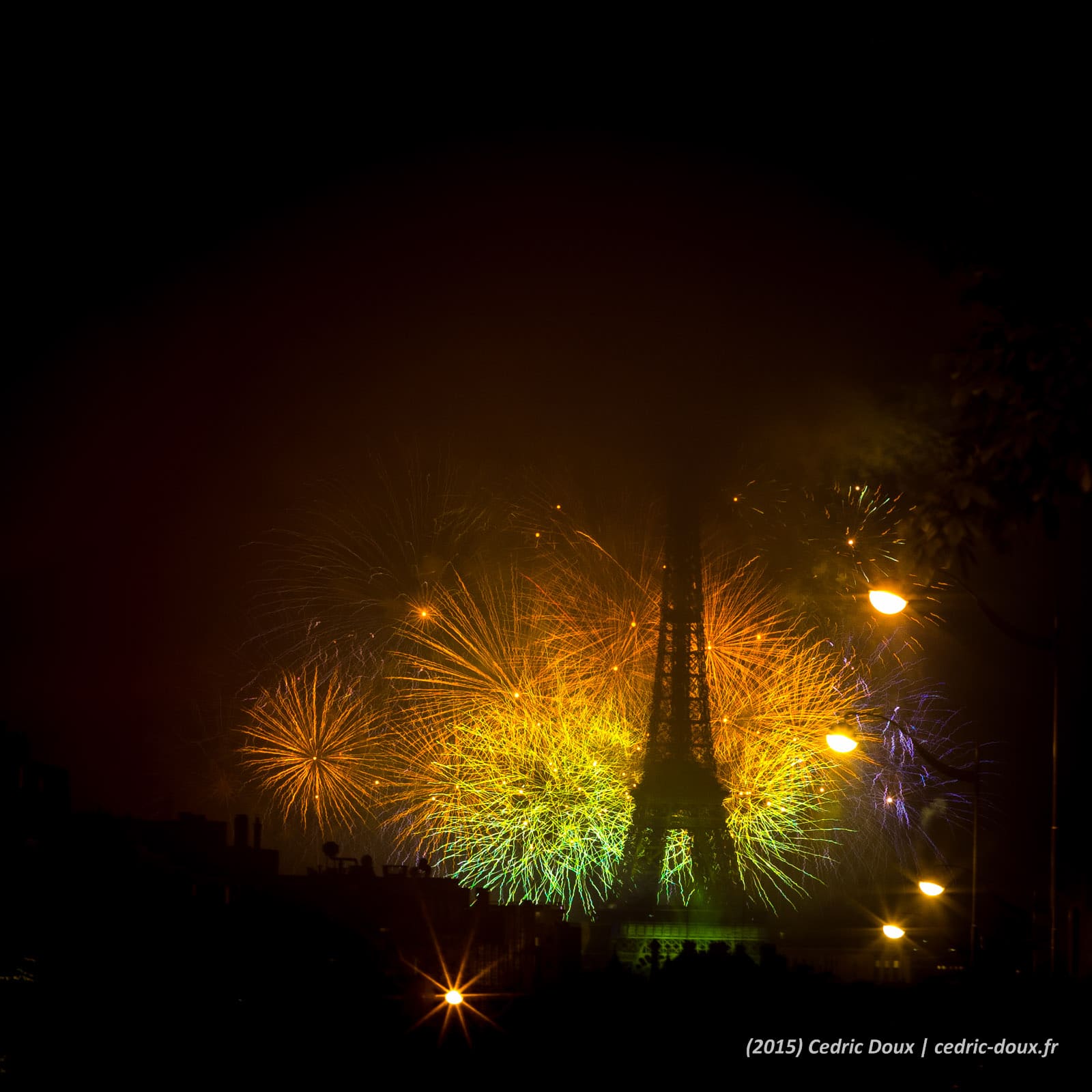 Feu d'Artifice du 14 Juillet 2015 Tour Eiffel - Paris 2015