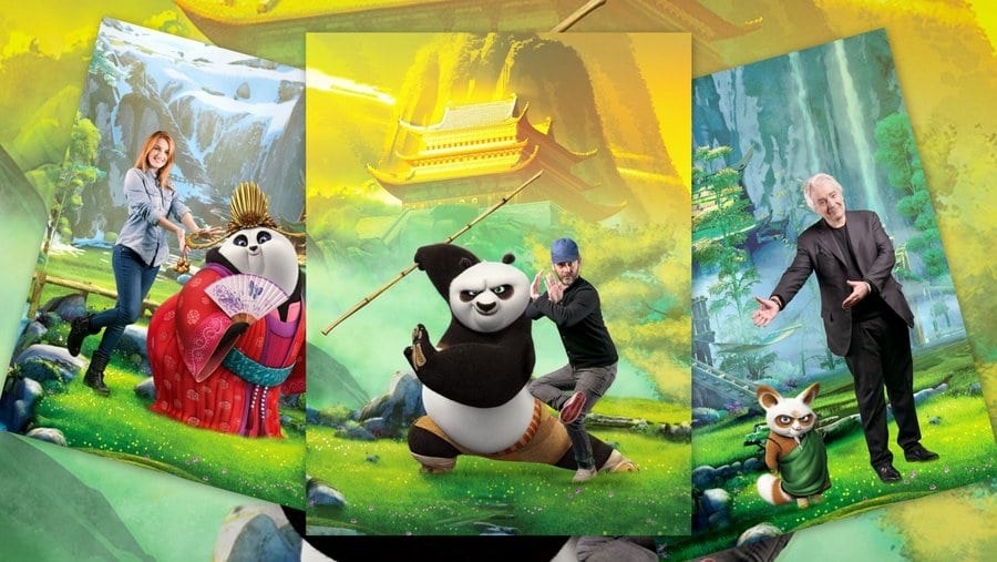 Les acteurs vedettes du doublage français de Kung Fu Panda 3