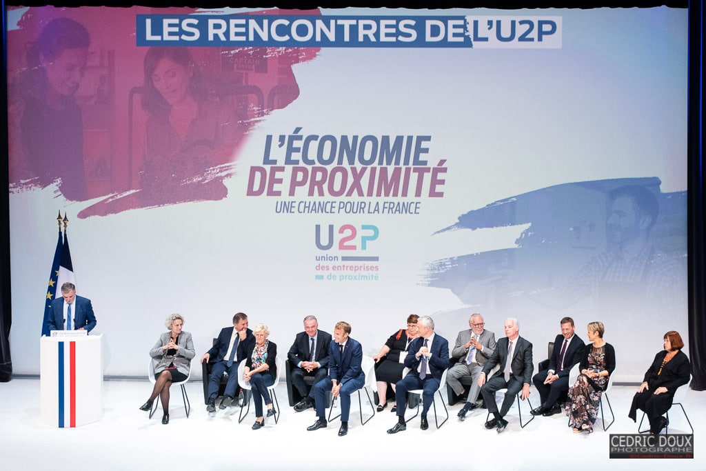 Conférence, Emmanuel Macron aux Rencontres de l'U2P 2021.