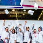 Salon Europain 2018. Photo de groupe des membres du jury de la Coupe de France des Ecoles