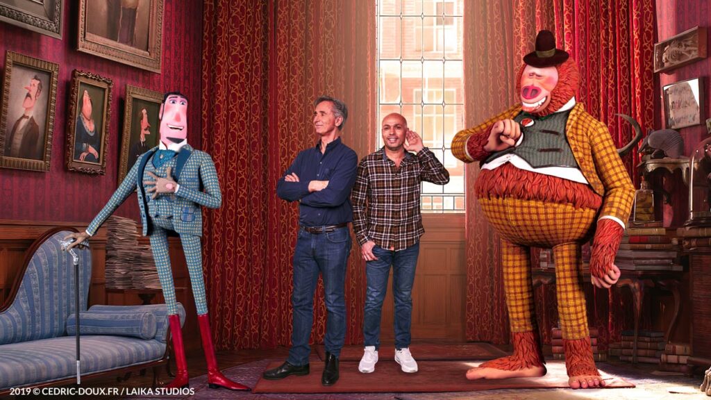 Photos du film d'animation "Monsieur Link" avec les voix de Thierry Lhermitte et Eric Judor