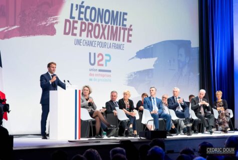 Discours d'Emmanuel Macron sur l'Economie de Proximité (U2P septembre 2021) © Cedric-Doux.fr / Vikensi Communication