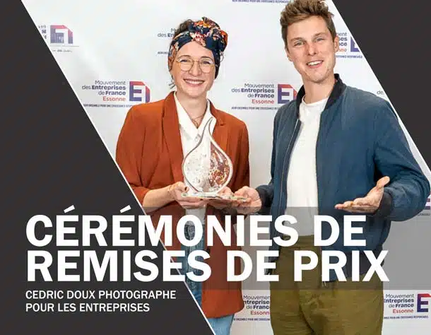 Cérémonies de remises de prix. Des photographies professionnelles pour votre communication d'entreprise