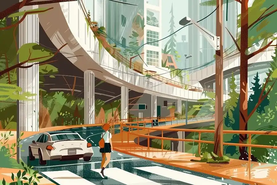 photo de projets urbains pour documenter les projets d'infrastructure